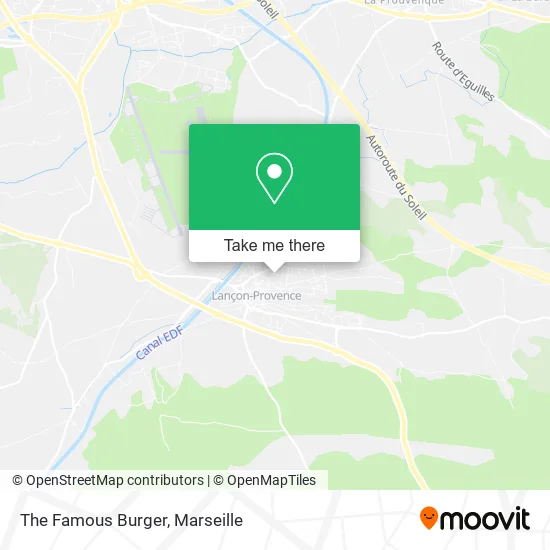 The Famous Burger map