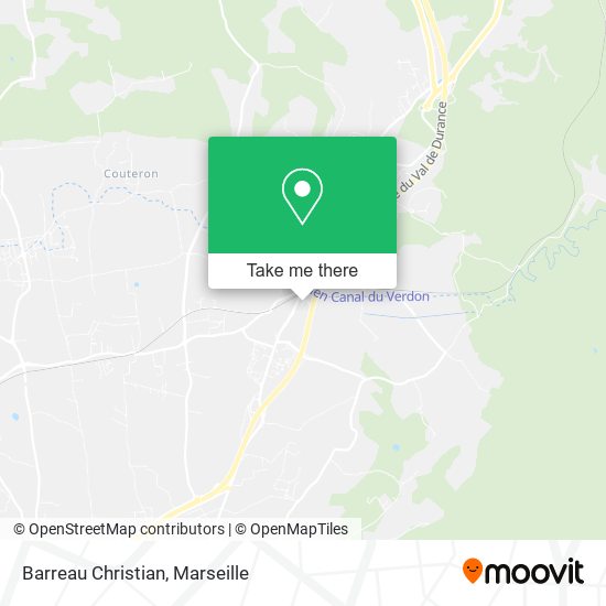 Barreau Christian map