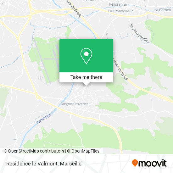 Résidence le Valmont map