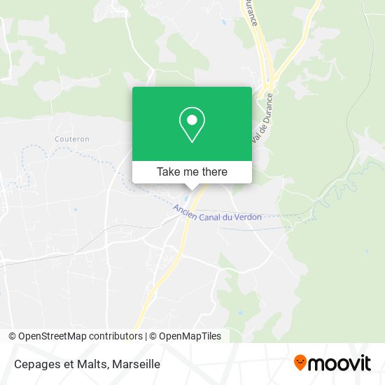 Cepages et Malts map