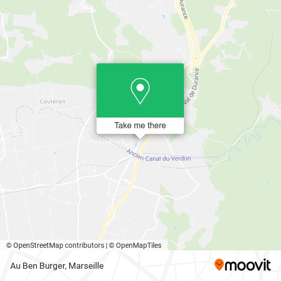 Au Ben Burger map