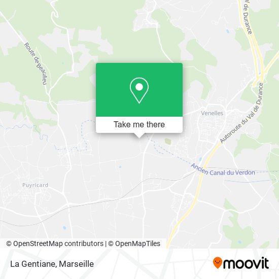 La Gentiane map