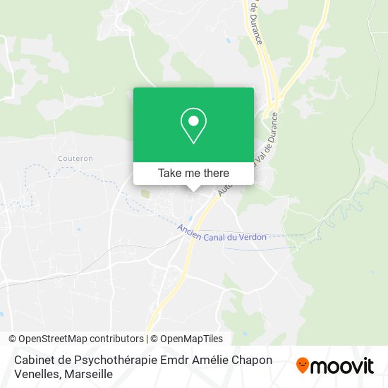 Cabinet de Psychothérapie Emdr Amélie Chapon Venelles map