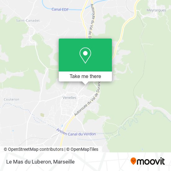 Le Mas du Luberon map