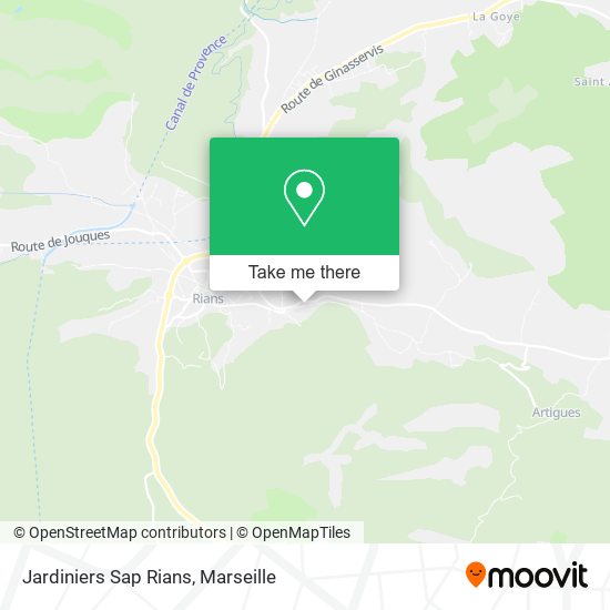 Jardiniers Sap Rians map