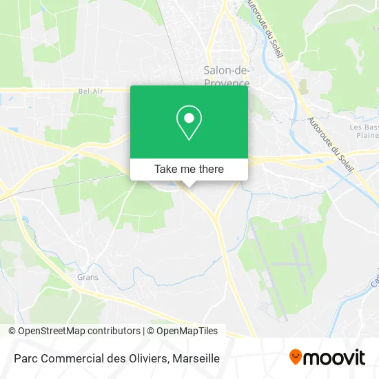 Parc Commercial des Oliviers map