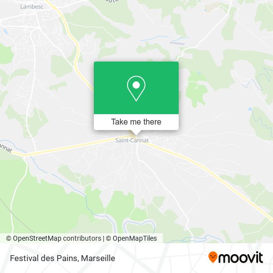Festival des Pains map