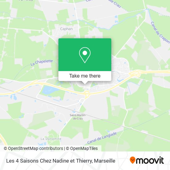 Les 4 Saisons Chez Nadine et Thierry map