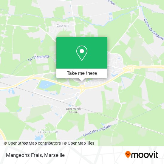 Mangeons Frais map