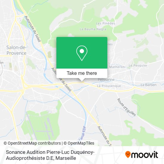 Sonance Audition Pierre-Luc Duquénoy-Audioprothésiste D.E map