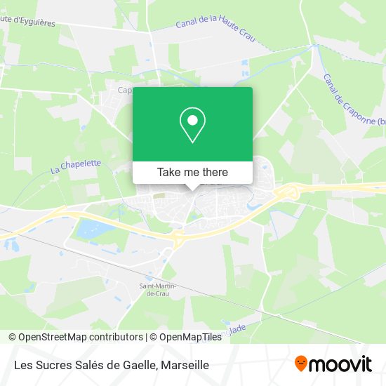 Les Sucres Salés de Gaelle map