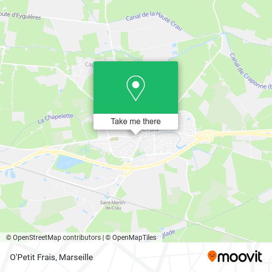 O'Petit Frais map