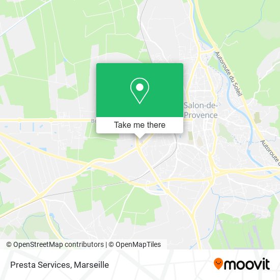 Presta Services map