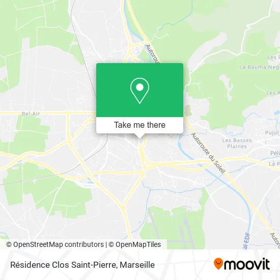 Résidence Clos Saint-Pierre map
