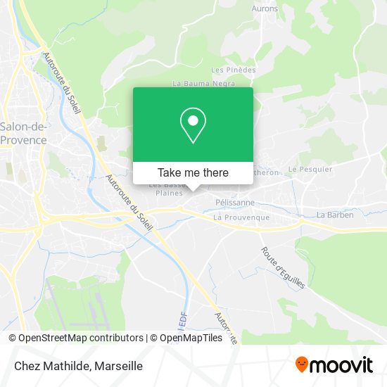 Chez Mathilde map