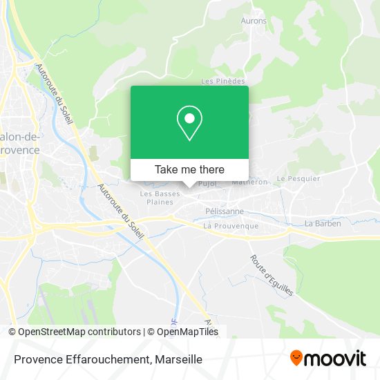 Provence Effarouchement map