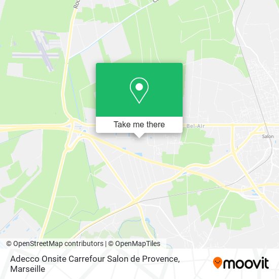 Adecco Onsite Carrefour Salon de Provence map