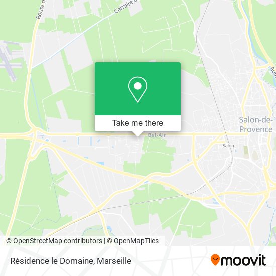 Mapa Résidence le Domaine