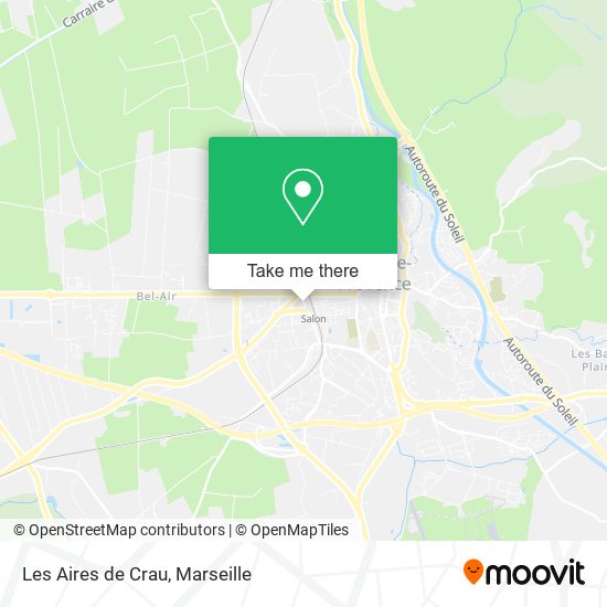 Les Aires de Crau map