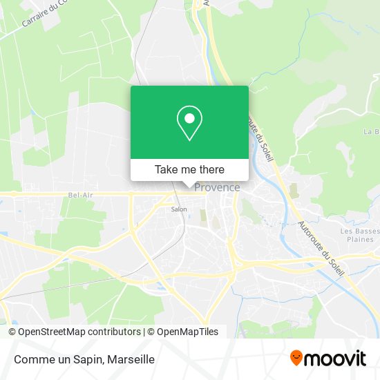 Comme un Sapin map