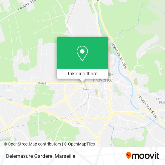 Delemasure Gardere map