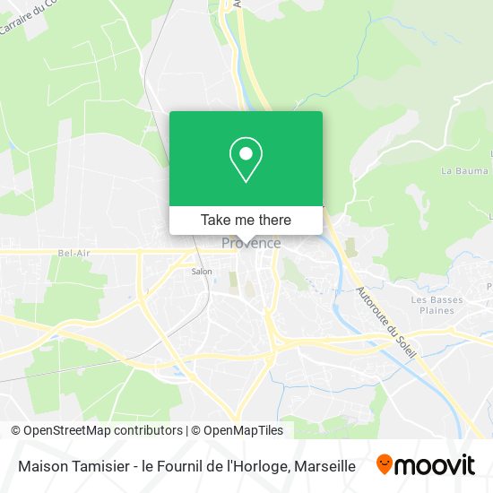 Maison Tamisier - le Fournil de l'Horloge map