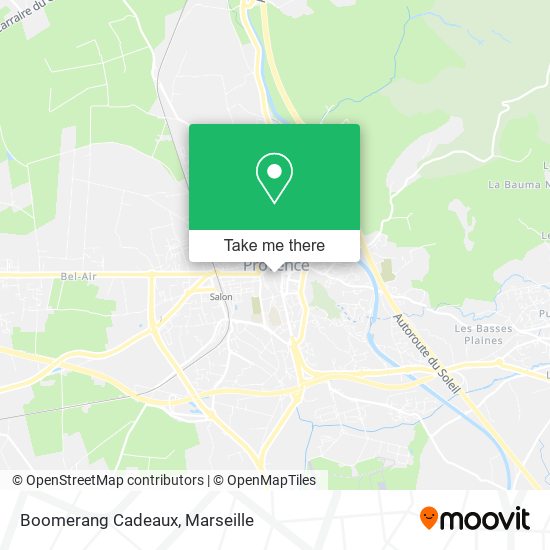 Boomerang Cadeaux map