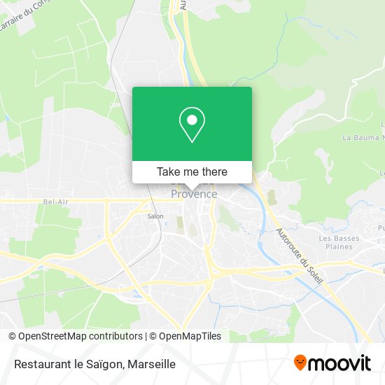 Restaurant le Saïgon map