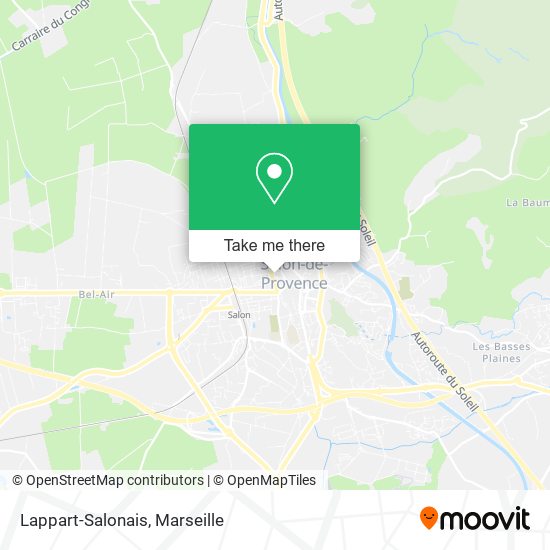 Lappart-Salonais map