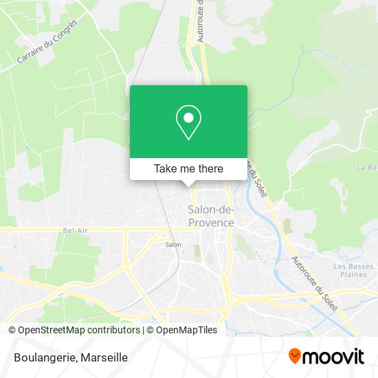 Boulangerie map