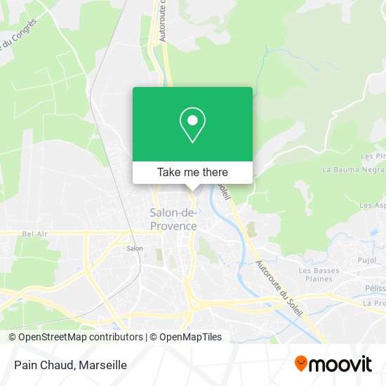 Pain Chaud map