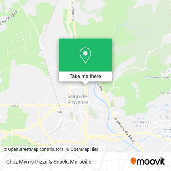 Chez Mym's Pizza & Snack map
