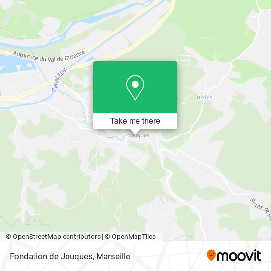 Fondation de Jouques map
