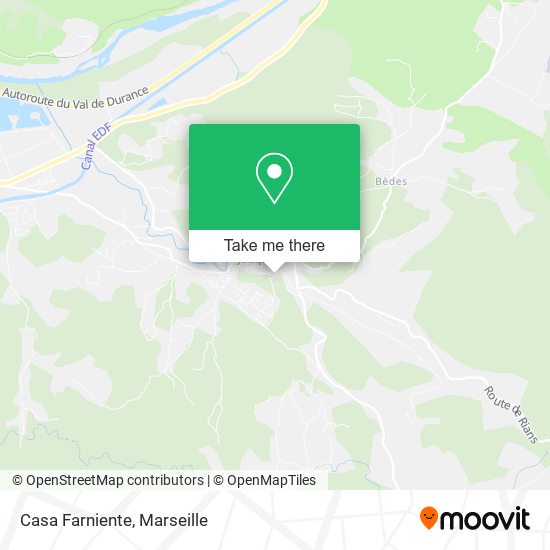 Casa Farniente map