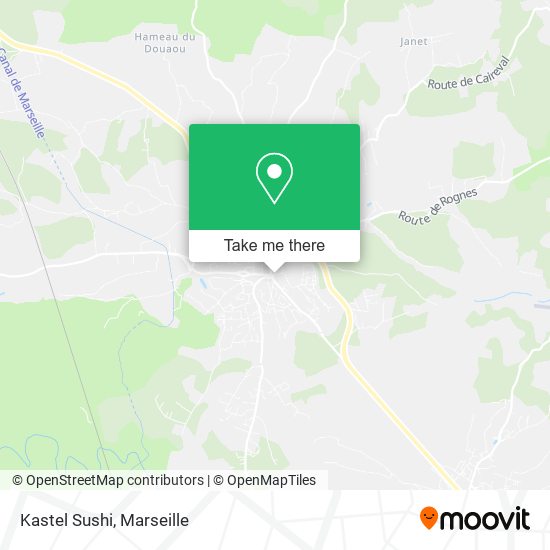 Kastel Sushi map