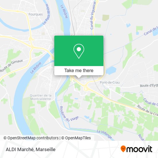 ALDI Marché map