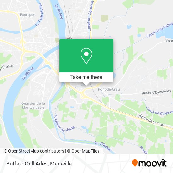 Buffalo Grill Arles map