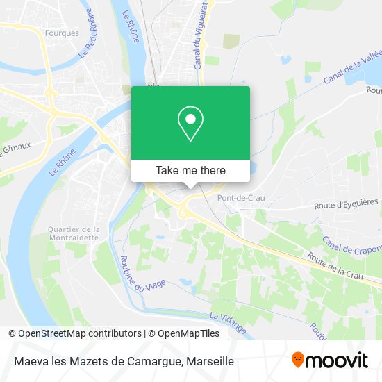 Maeva les Mazets de Camargue map