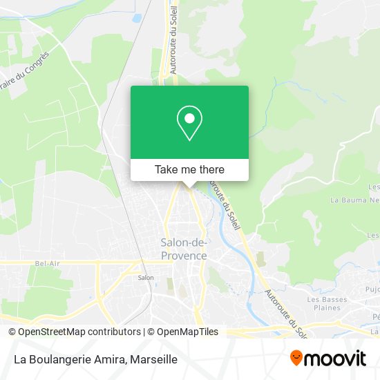 La Boulangerie Amira map