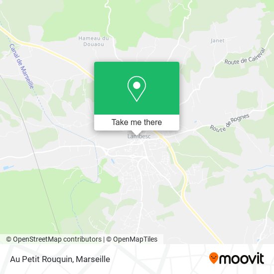 Au Petit Rouquin map