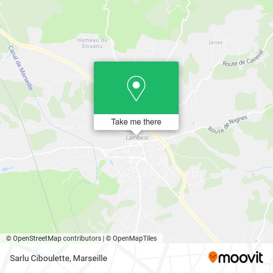 Sarlu Ciboulette map