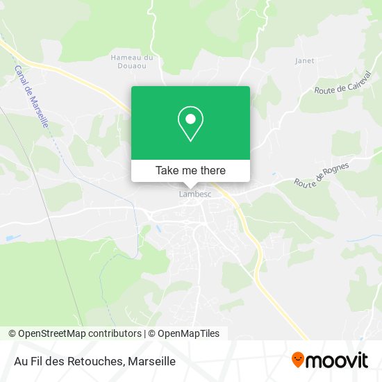 Au Fil des Retouches map