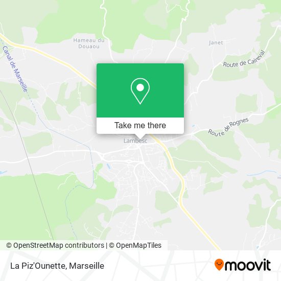 La Piz'Ounette map