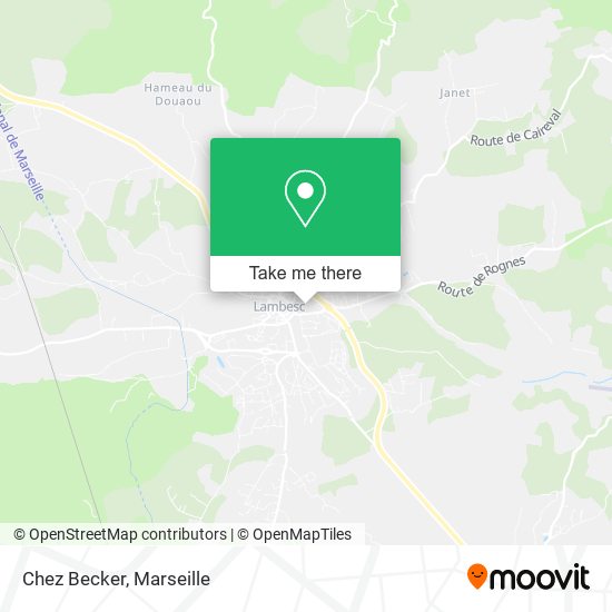 Chez Becker map