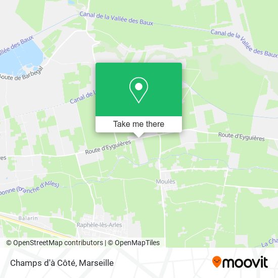 Champs d'à Côté map