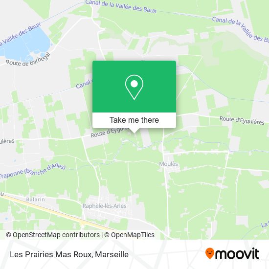 Les Prairies Mas Roux map