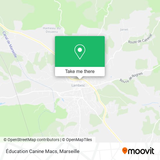 Éducation Canine Macs map
