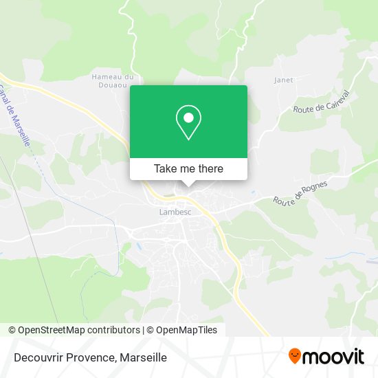 Decouvrir Provence map