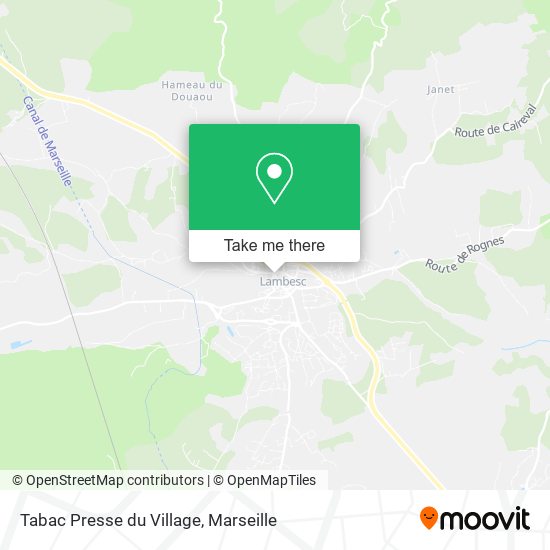 Tabac Presse du Village map