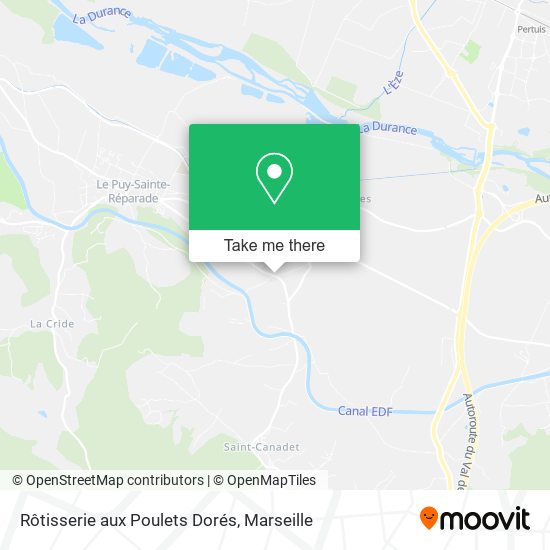 Rôtisserie aux Poulets Dorés map